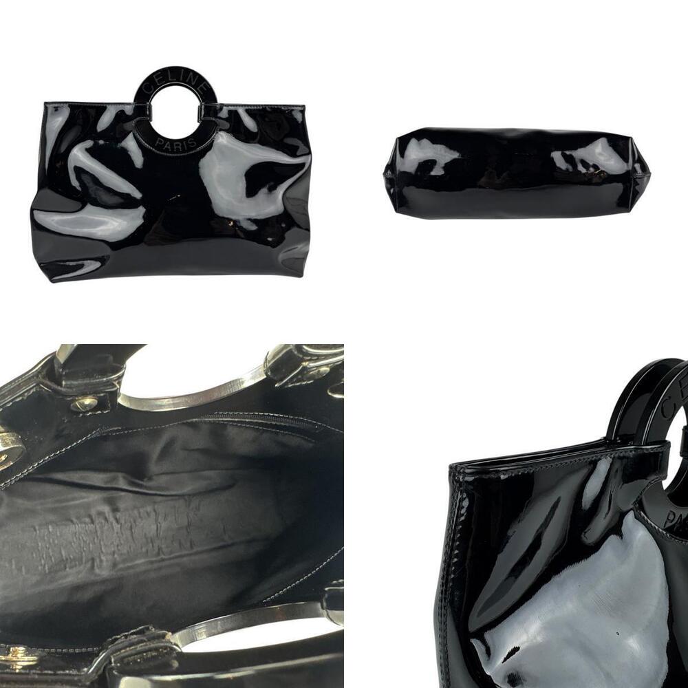Celine handbag Patent Vernis leather black - Picture 3 of 5
